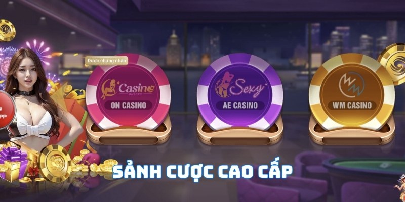 Sảnh cược casino nổi danh của nhà cái uy tín top đầu OK88